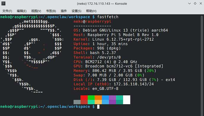 在树莓派上部署openclaw - 开发调优 - LINUX DO