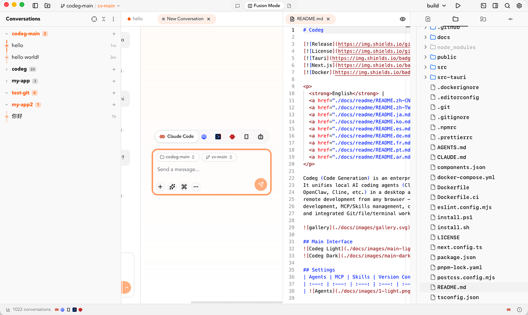 [开源] Codeg V0.12：桌面宠物登场｜专注于代码生成的多智能体IDE（cc、codex、gemini、opencode ...