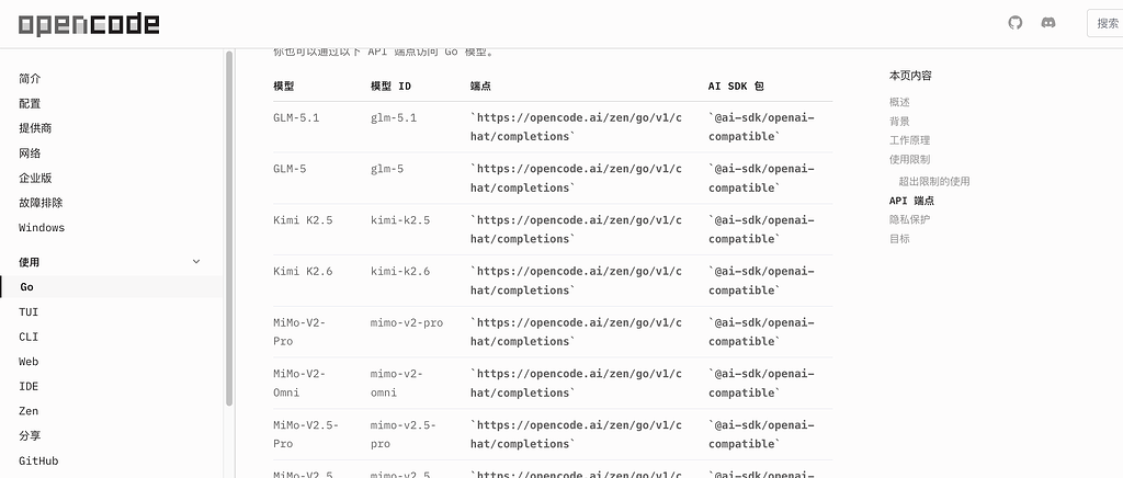 opencode go 订阅可以配置在别的客户端中使用么？ - 开发调优 - LINUX DO