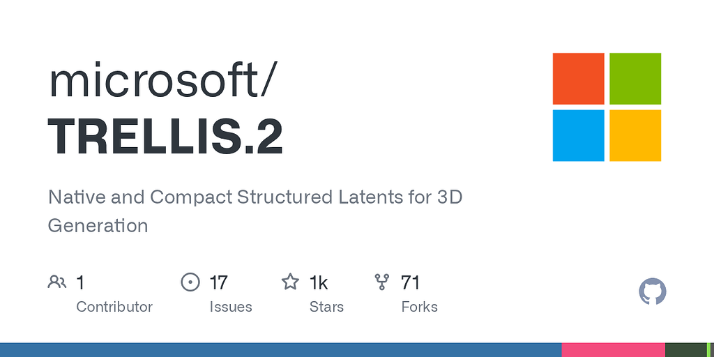 微软刚刚发布的这款图像转3D模型 TRELLIS 2-4B 有点太强了吧。。。 - 搞七捻三 - LINUX DO