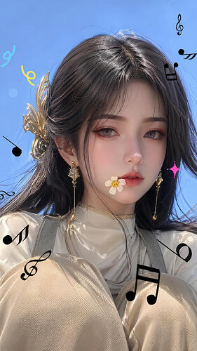 0003梅凝01短发萌妹子01真人国漫风样本1修正