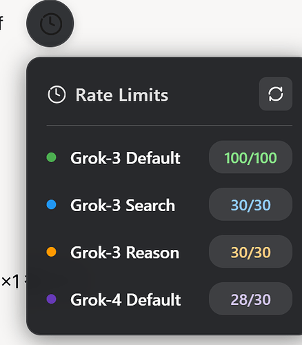 Grok-4 Rate Limits 状态栏 油猴脚本（使用Grok4魔改）（2025-7-30更新） - 开发调优 - LINUX DO
