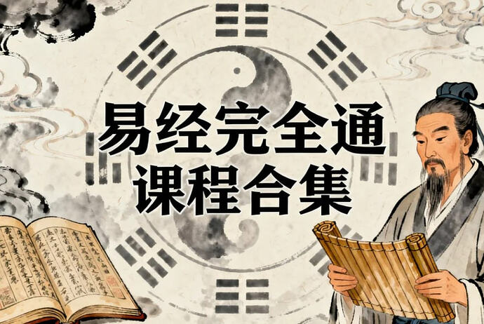深度解析易经智慧：108集视频课程与学习笔记全解析 - T4Fan 网盘资源