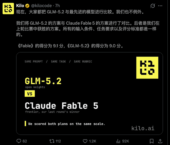 GLM-5.2杀疯了！一些国外评测汇总！ - 前沿快讯 - LINUX DO