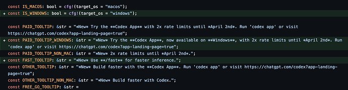 codex正在研发快速模式（正常模式的三倍token消耗） - 前沿快讯 - LINUX DO