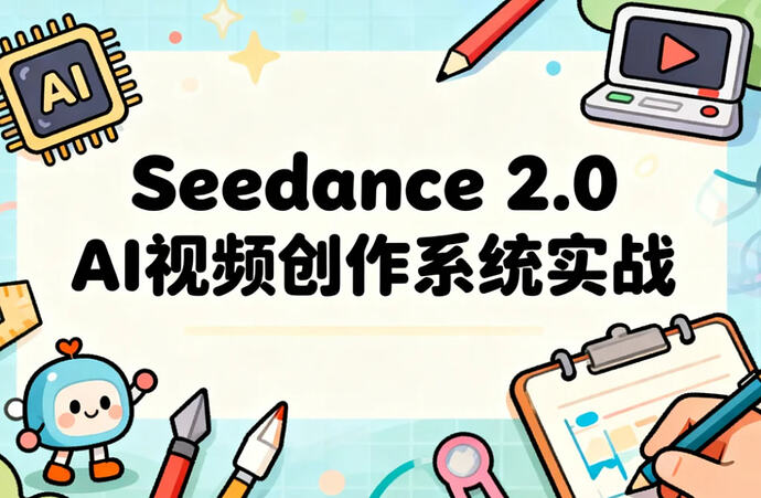 Seedance 2.0详细教程,全新多模态AI视频创作系统实战