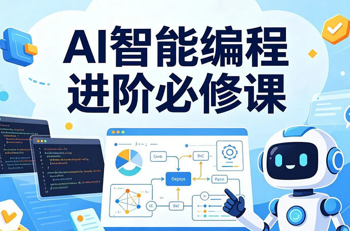 AI智能编程进阶必修课,技能架构一站式精通
