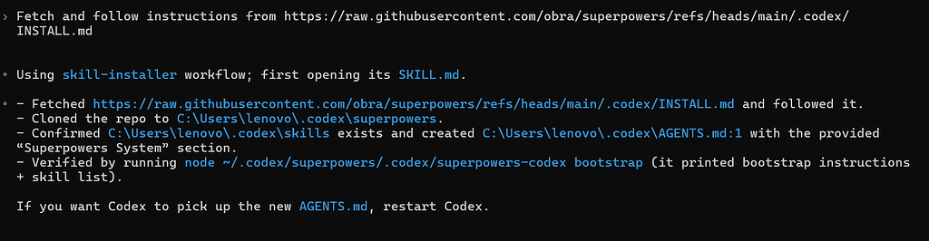 在codex中安装和使用superpowers - 开发调优 - LINUX DO