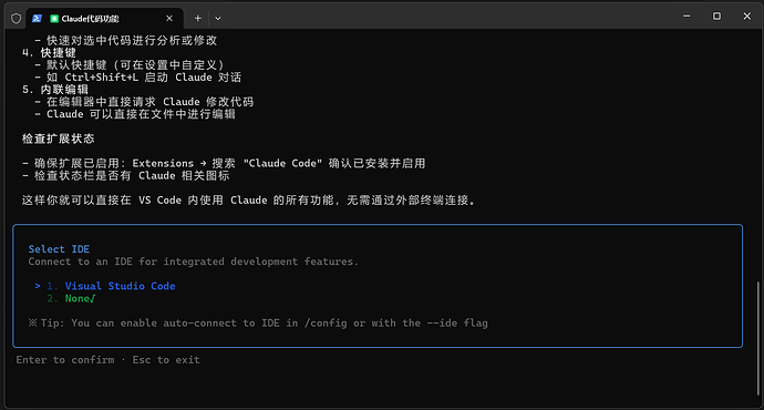 claude code使用/ide连接vscode或者cursor - 开发调优 - LINUX DO