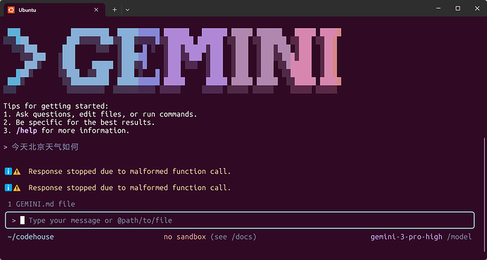 求助帖，用CPA反代的gemini-3-pro-high模型无法在gemini cli使用 - 开发调优 - LINUX DO