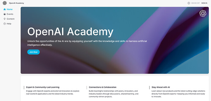 OpenAI 刚刚悄悄上线了 OpenAI 学院（OpenAI Academy） - 前沿快讯 - LINUX DO