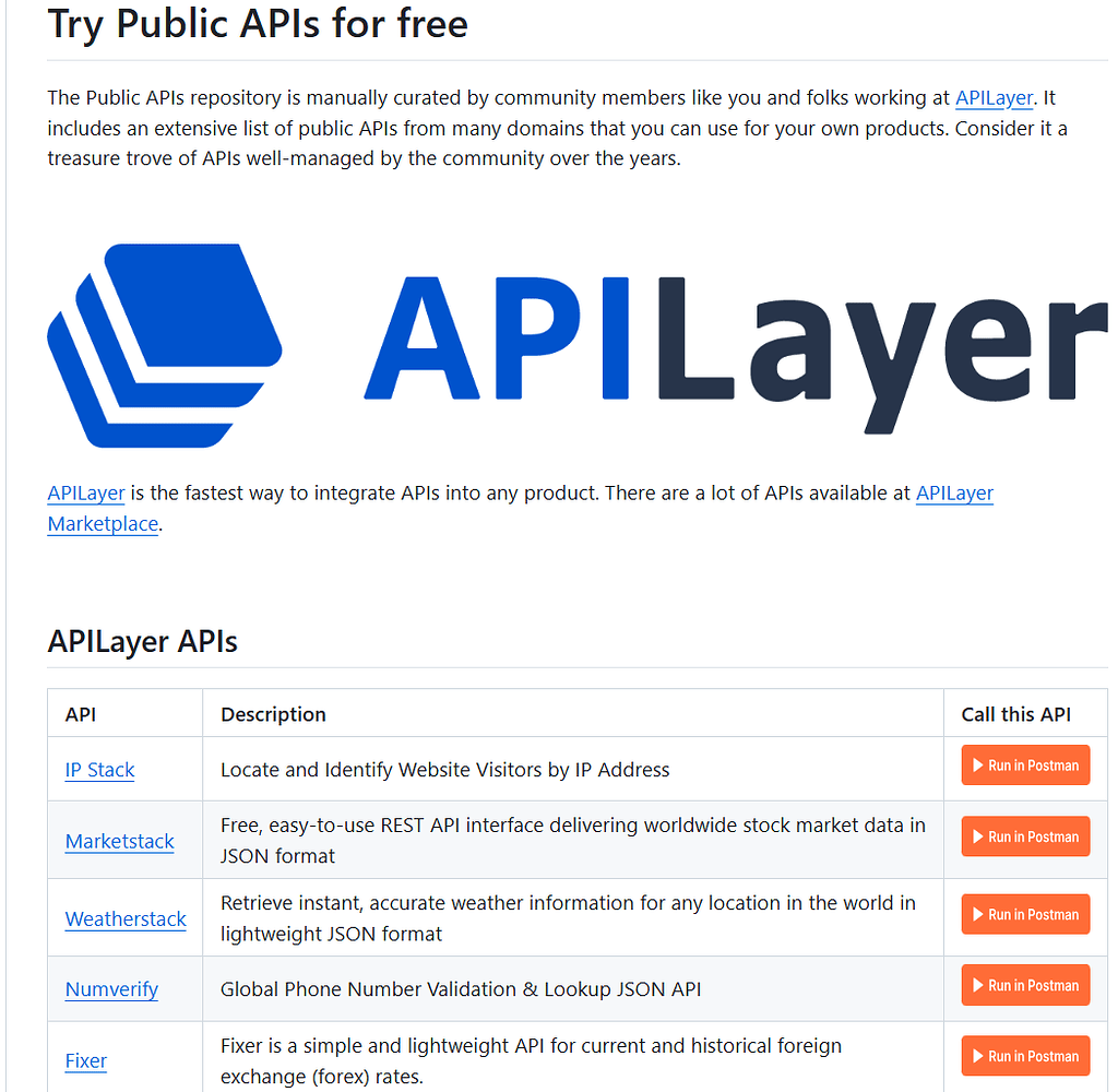 Big Api API合集,上千个免费的公共 API 接口! GitHub 上的这个API仓库已经获得了 273k ! - 资源荟萃 - LINUX DO