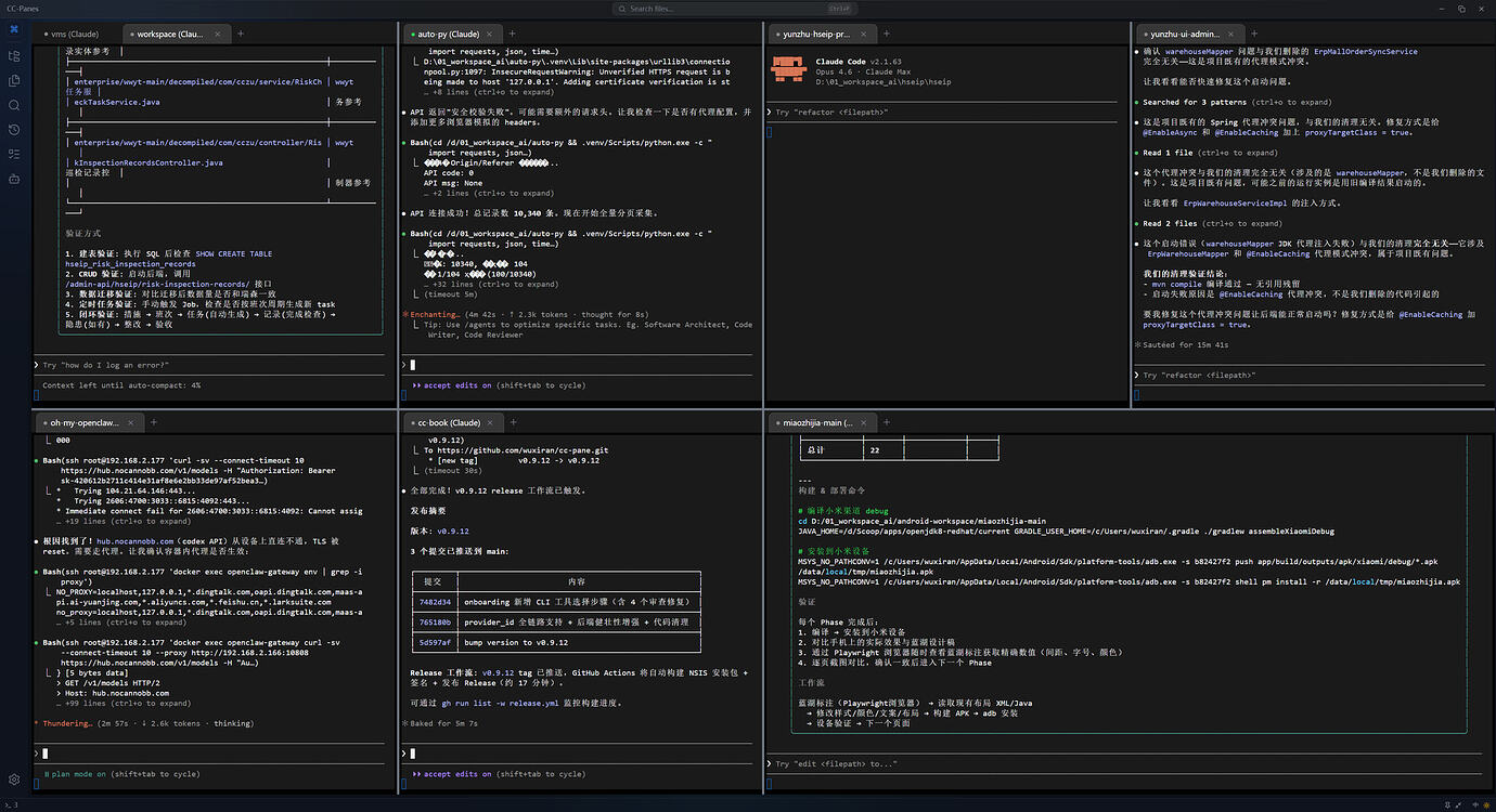 CC-Panes：Claude/codex cli 多实例分屏牛马工作流，转为超级个体打造的开发工具。 - 开发调优 - LINUX DO