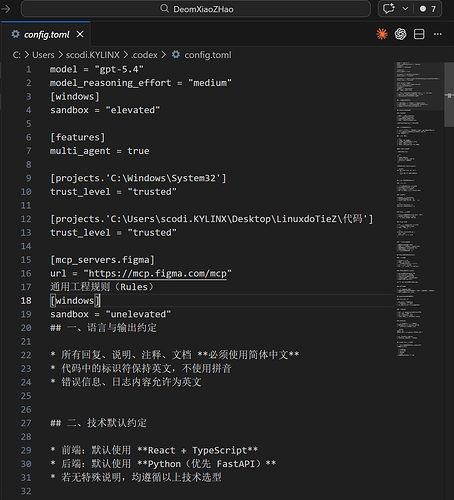 Codex报错 求大佬 - 开发调优 - LINUX DO