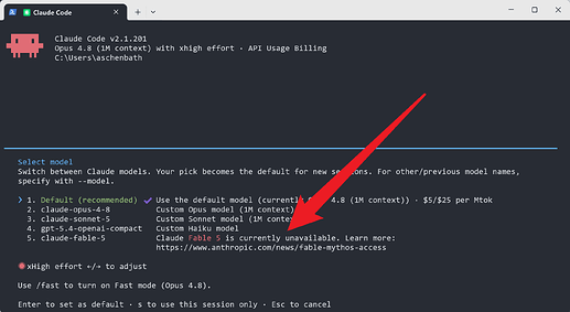 claude code cli还是无法使用fable-5吗? - 开发调优 - LINUX DO