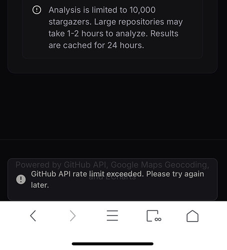 用manus搓了个小玩意——GitHub Stargazers Map - 开发调优 - LINUX DO