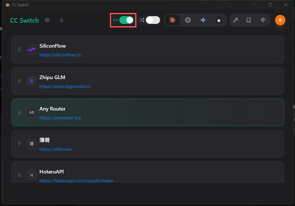 请大佬指教Any router在CC Switch的配置问题 - 开发调优 - LINUX DO