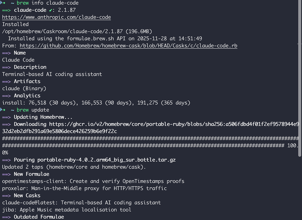 brew的claude-code被官方降级了？ - 搞七捻三 - LINUX DO