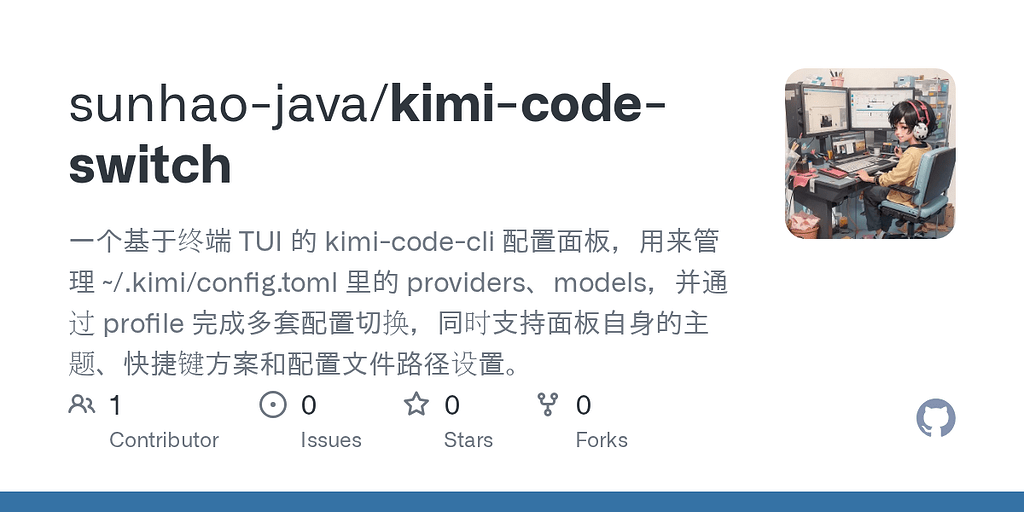 【开源推广】vibe coding了一个kimi code cli配置切换的工具 - 开发调优 - LINUX DO