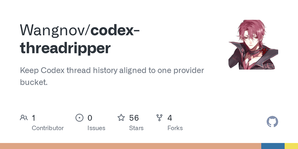 【开源】切 provider 避免丢会话：Codex-Threadripper（Codex实用小工具系列第一弹） - 开发调优 - LINUX DO