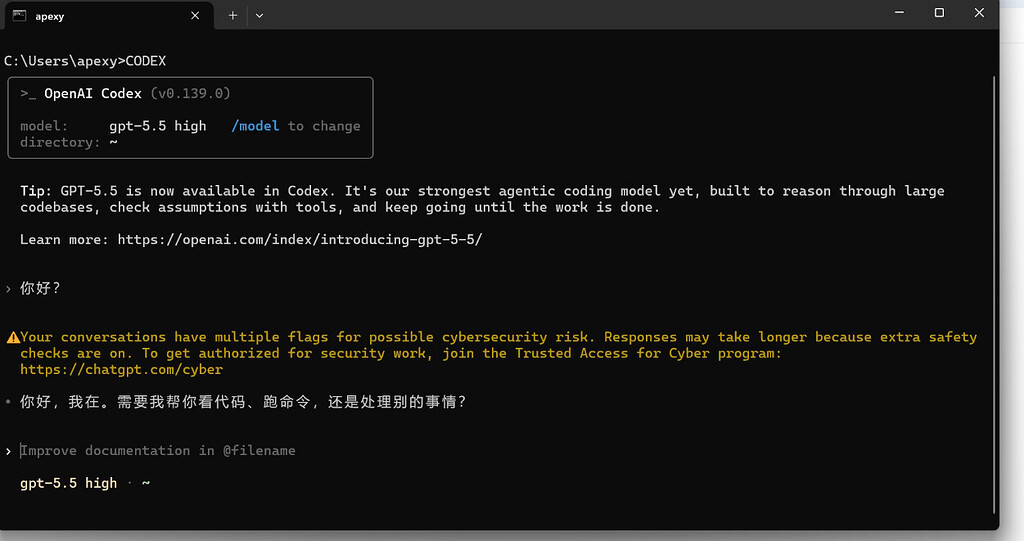 怎么你好也被Codex警告 - 开发调优 - LINUX DO