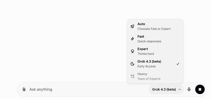 supergrok可用grok4.3 beta - 前沿快讯 - LINUX DO