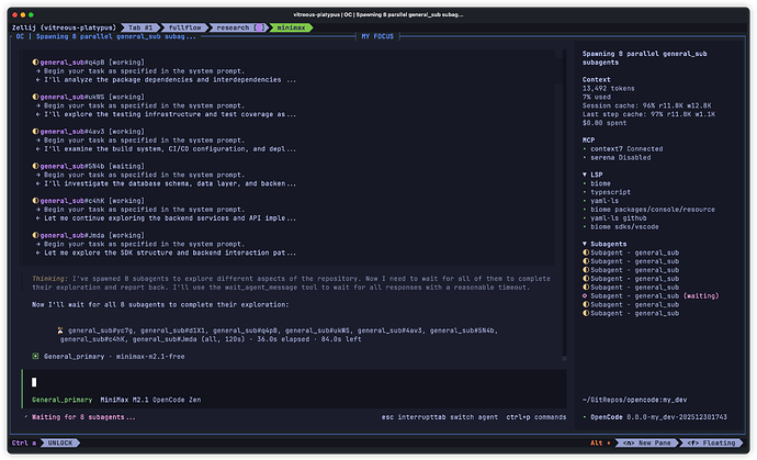 opencode继GLM 4.7后再次放出MiniMax M2.1，大家快来蹬。 - 搞七捻三 - LINUX DO