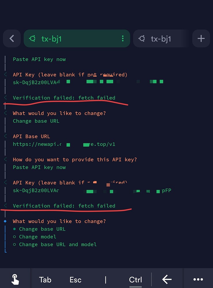 openclaw 无法连接 newapi :Verification failed: fetch failed - 开发调优 - LINUX DO
