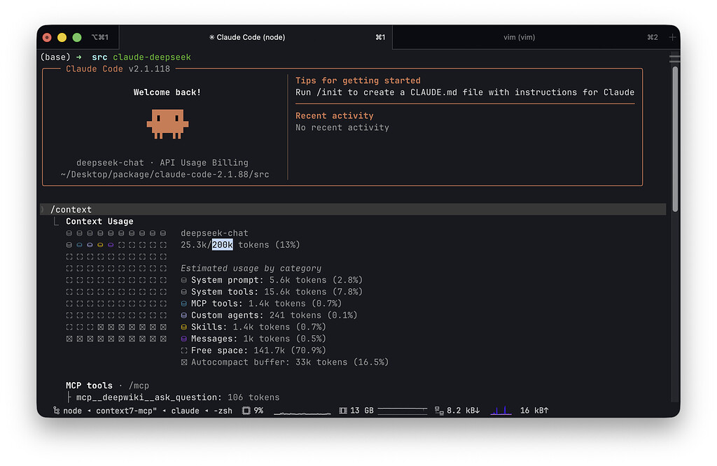 提升 Claude Code 自定义模型上下文识别容量 200K -> 1M（迎接 DeepSeek V4） - 开发调优 - LINUX DO