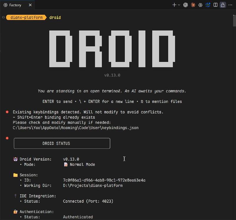 【小蹬一jio】新的 AI 编程 CLI 工具：Factory Droid ，是我期望的 Codex 的模样…… - 开发调优 - LINUX DO
