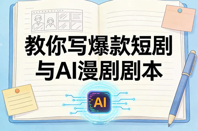 教你写爆款短剧与AI漫剧剧本,让AI创作不再自娱自乐
