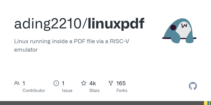 6MB PDF竟能运行Linux？这名高中生在PDF里玩DOOM后，再“整活” - 前沿快讯 - LINUX DO