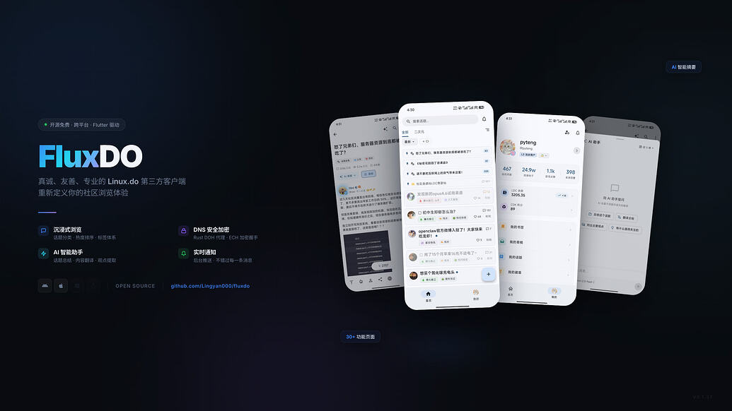 Dopperx Linux 【APP 汇总】LinuxDO第三方客户端 💭(已超时编辑) - 搞七捻三 - LINUX DO
