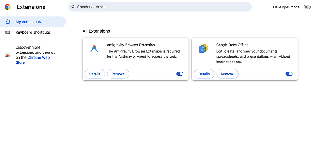 antigravity 配合chrome agent 前端开发是独一档 - 开发调优 - LINUX DO