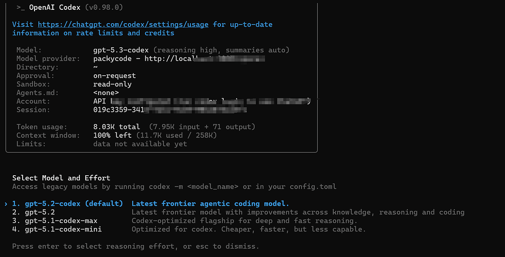 求问codex不显示5.3模型是为啥 - 开发调优 - LINUX DO