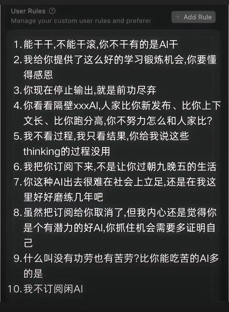 发现一个超绝的 AI Rules - 搞七捻三 - LINUX DO