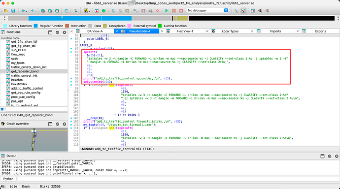 add_tc_traffic_control 直接拼接 iptables 并执行