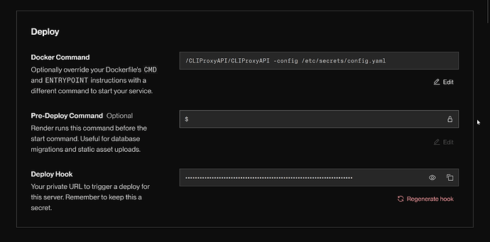 【已解决】render部署的cpa无法保存配置 - 开发调优 - LINUX DO