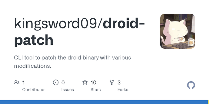 如何绕过Droid登录cli - 开发调优 - LINUX DO