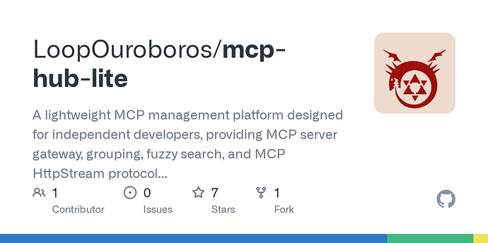 Linux Mcp Icon 【开源自荐】一款MCP网关,支持渐进式发现/CLI方式调用网关后的其他MCP - 开发调优 - LINUX DO