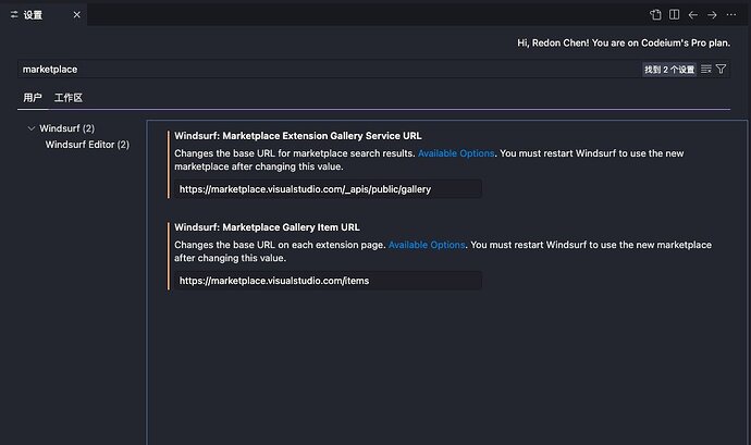Windsurf 使用 VSCode 插件仓库安装更新插件 - 资源荟萃 - LINUX DO