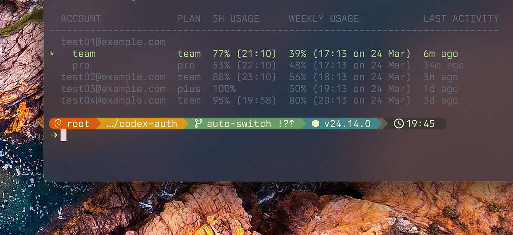 codex-auth v0.2 已发布：API 用量查询，同一账号多 Team 适配 - 开发调优 - LINUX DO
