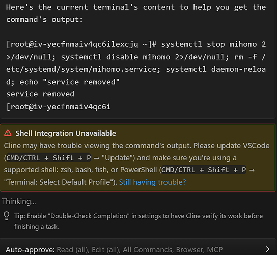 vs code 的cline插件总是提示这个怎么处理？ - 开发调优 - LINUX DO