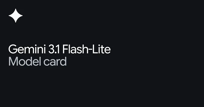 AI Studio 出现Gemini 3.1 Flash Lite Preview，可以使用 - 前沿快讯 - LINUX DO