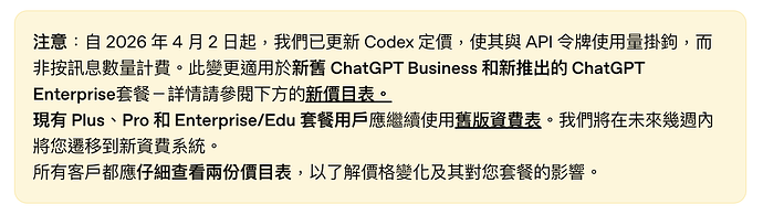 codex team 额度相较与plus要下降了 - #4，来自 lovecat - 前沿快讯 - LINUX DO