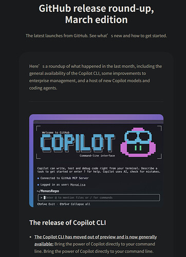 【慢讯？】Github 将 Copilot CLI 移出Preview状态 - 前沿快讯 - LINUX DO
