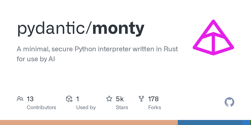 AI的工具拼图又补齐一块 - Python的AI解释器Monty - 资源荟萃 - LINUX DO