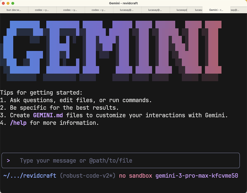 Gemini Cli 另一个Gemini 3 Pro模型调用方法 - 搞七捻三 - LINUX DO