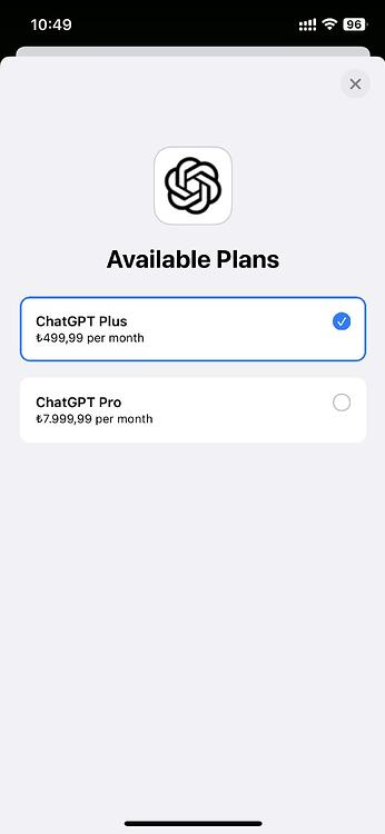 ChatGPT Pro 土耳其区好贵 - 搞七捻三 - LINUX DO
