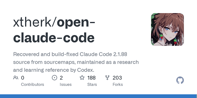 【开源】Open-Claude-Code CLI 源码 - 开发调优 - LINUX DO